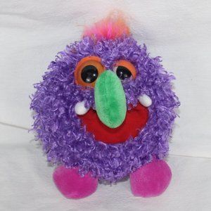 GANZ Boogity  Boos Lazy  Eye Creature Monster Plush Makes Weird Noise Toy Purple